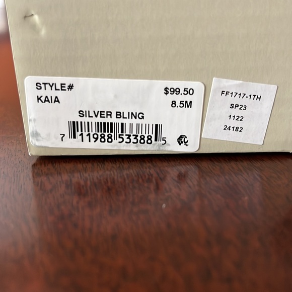 NIB Thalia Sodi Kaia silver bling pump heel 8.5 - Picture 5 of 6